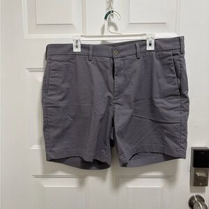 Express Charcoal Men's Flat Front Shorts